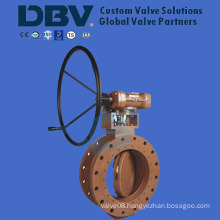 Worm-Gear Fully Metal Seat Flanged Butterfly Valve